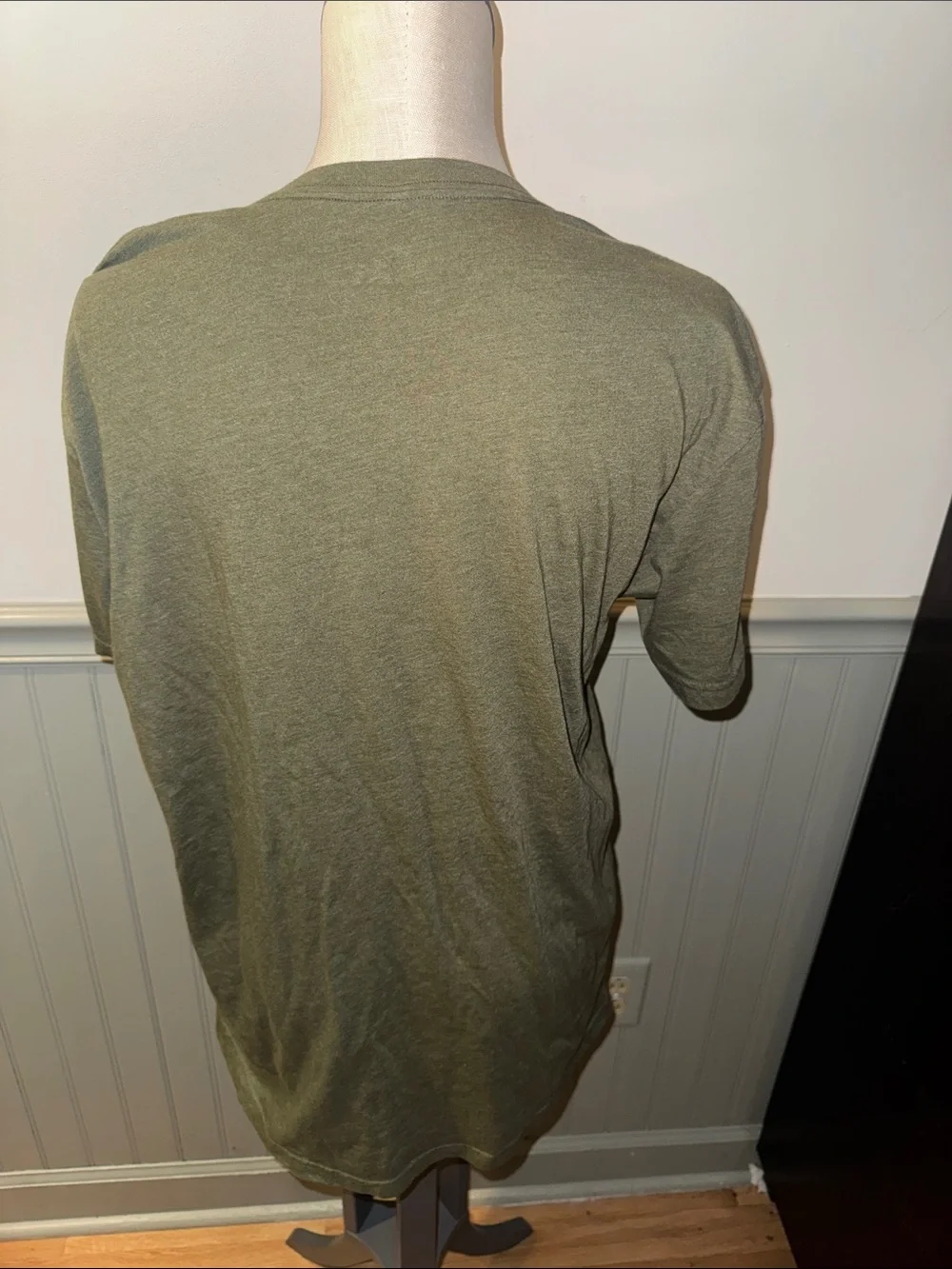 Outdoor Olive Green Graphic Tee. Meat church bbq from Texas. Sz XL